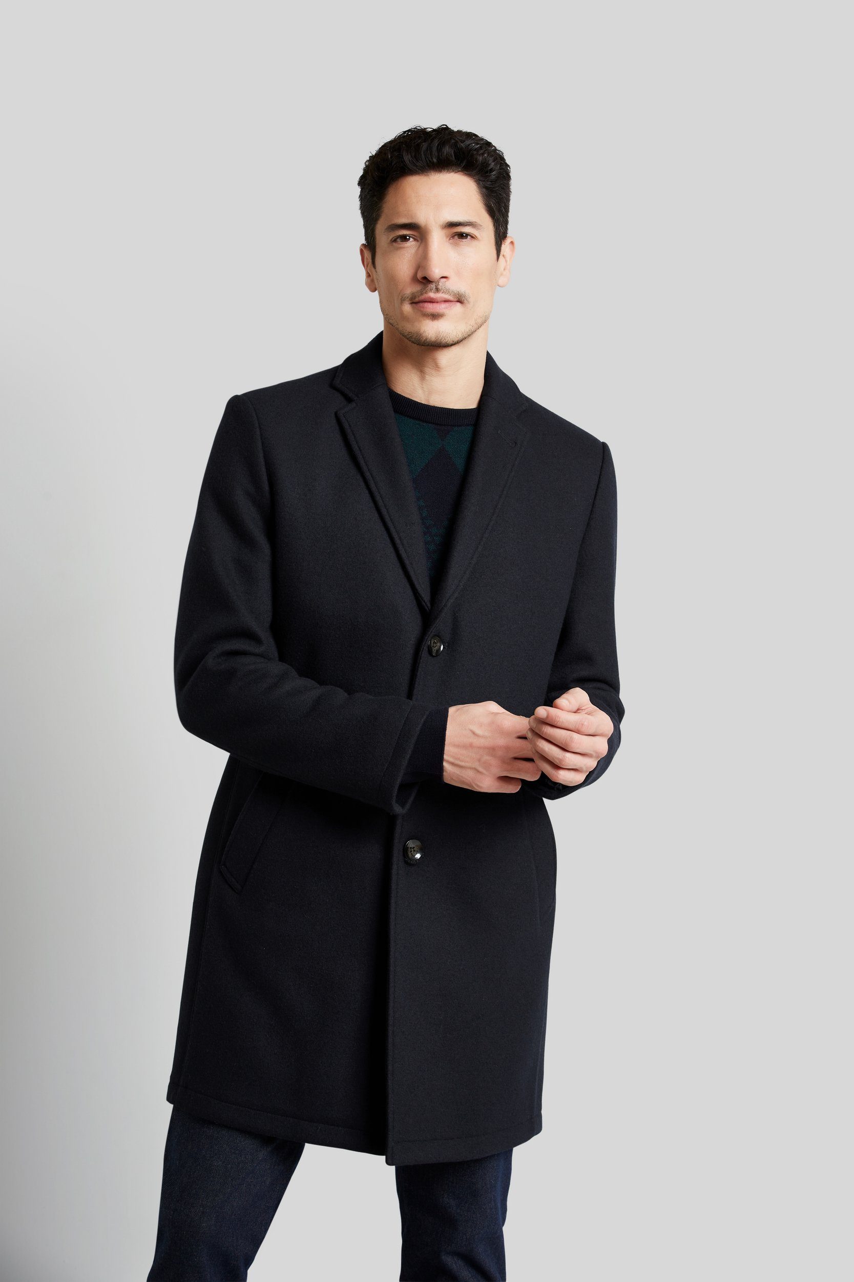 bugatti Wollmantel mit feiner Struktur günstig online kaufen