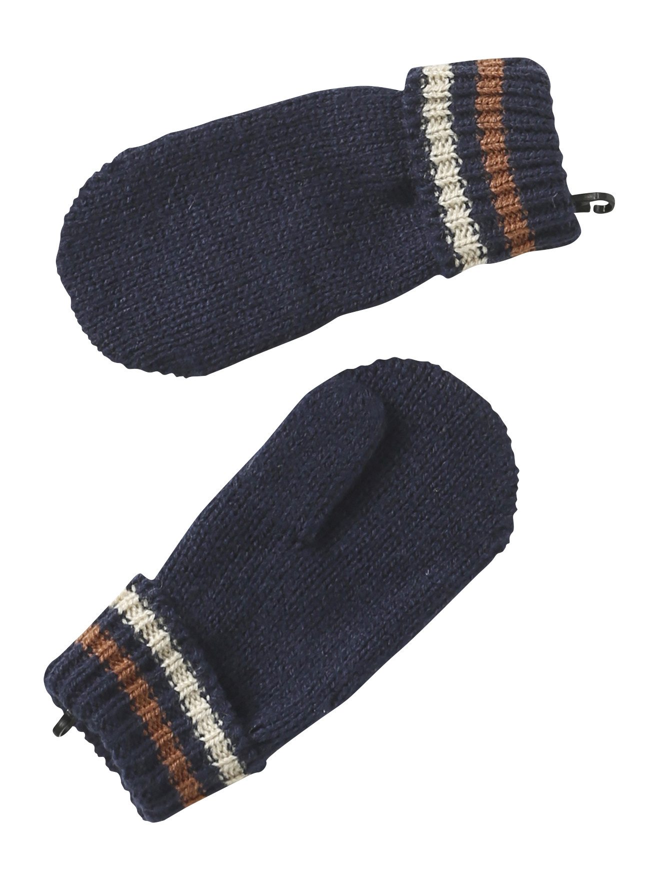 vertbaudet Mütze & Schal Jungen Set: Mütze, Snood und Handschuhe gestreift