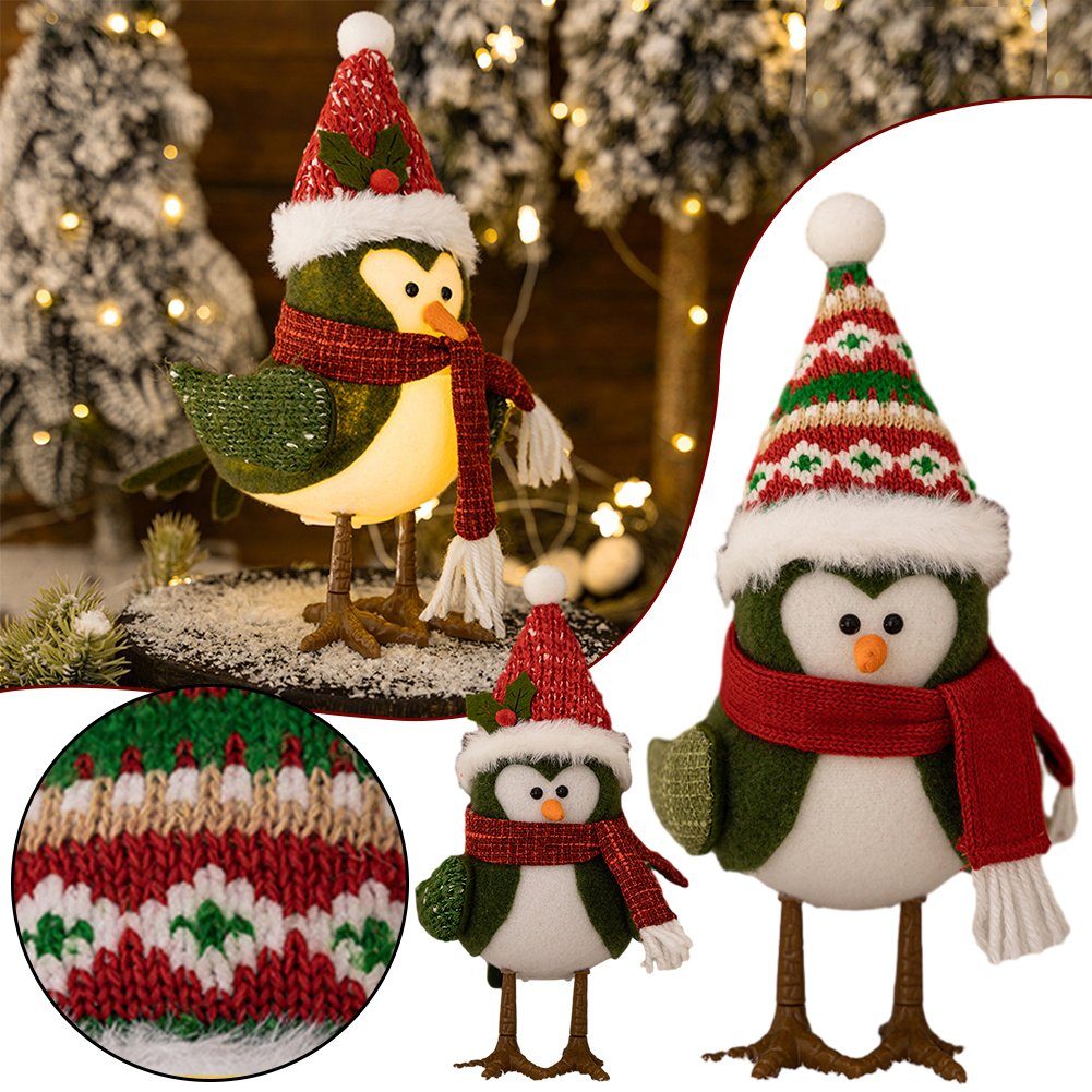 Cartoon-Weihnachtsvögel-Dekoration Personalisierte red Mit Christbaumschmuck bird Blusmart Licht, hat