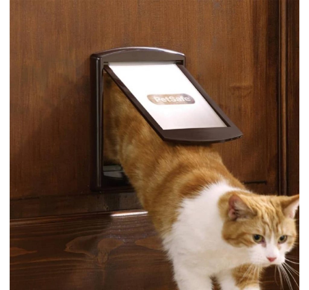 Thumbnail - PetSafe Haustierklappe Haustiertür 2-Wege 730 Klein 17,8x15,2 cm Braun