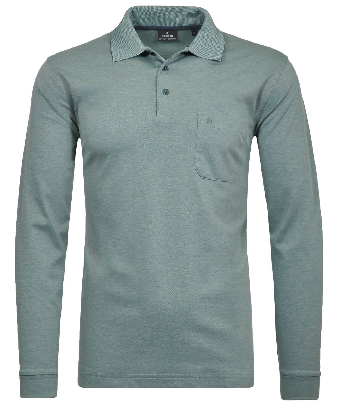 RAGMAN Langarm-Poloshirt günstig online kaufen