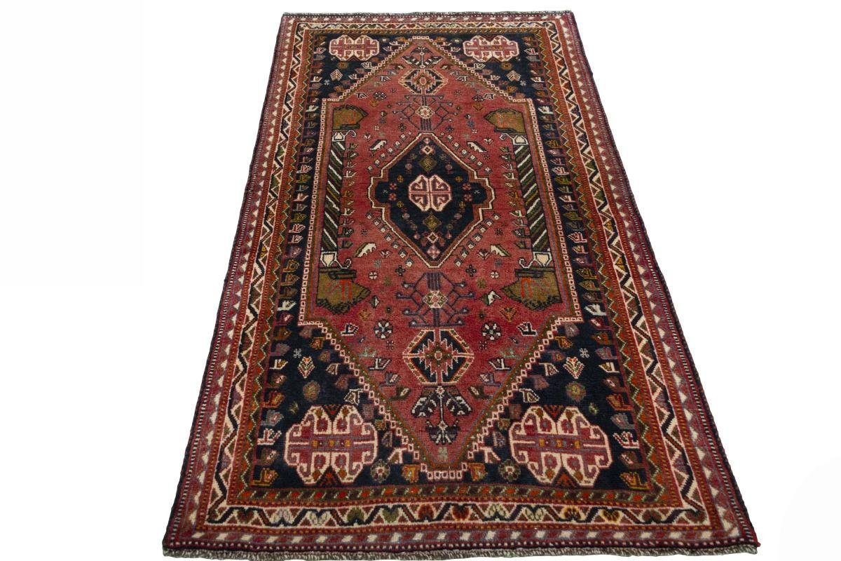 Orientteppich Shiraz / Läufer, mm Höhe: Handgeknüpfter Perserteppich 103x195 10 rechteckig, Nain Trading, Orientteppich