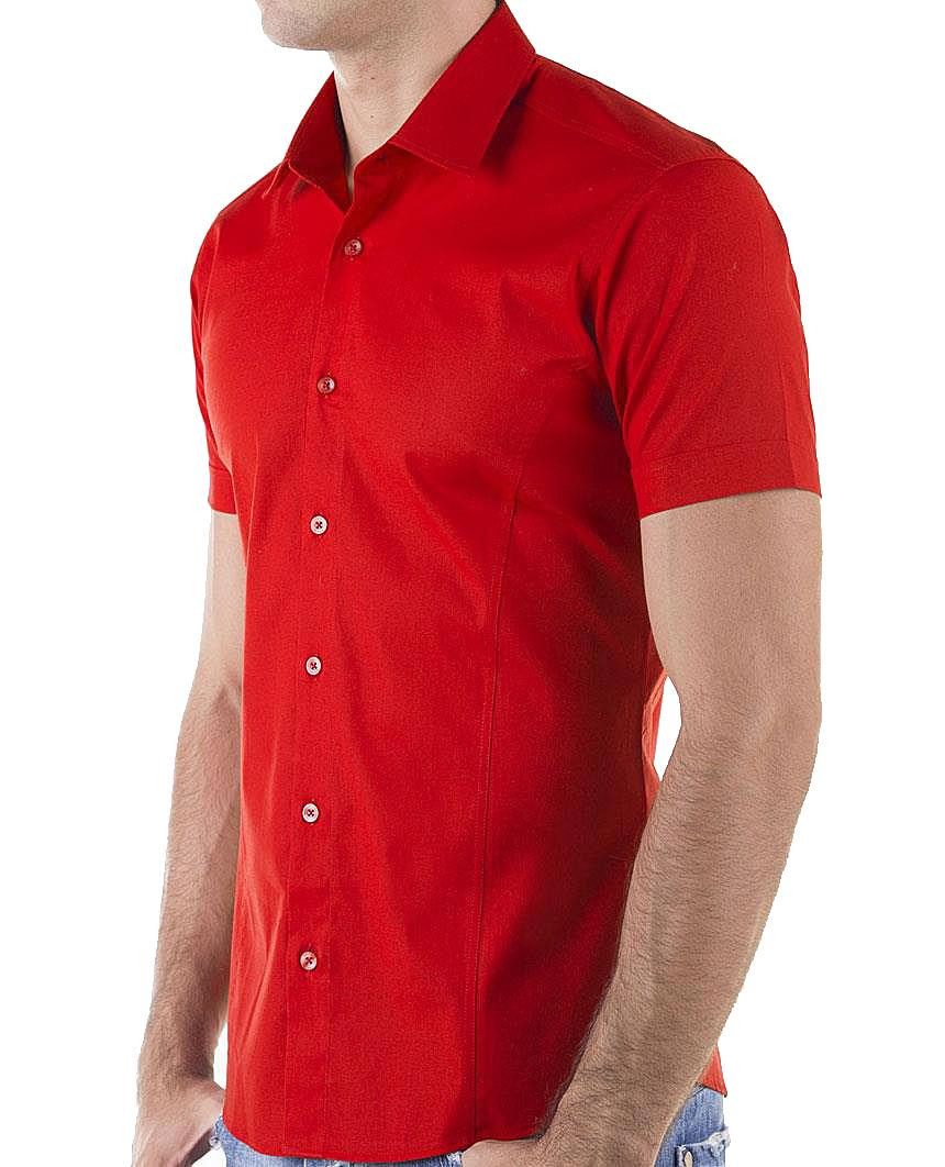 RedBridge Kurzarmhemd Slim Fit – Eleganter Look, Stretch-Material, Figurbet günstig online kaufen