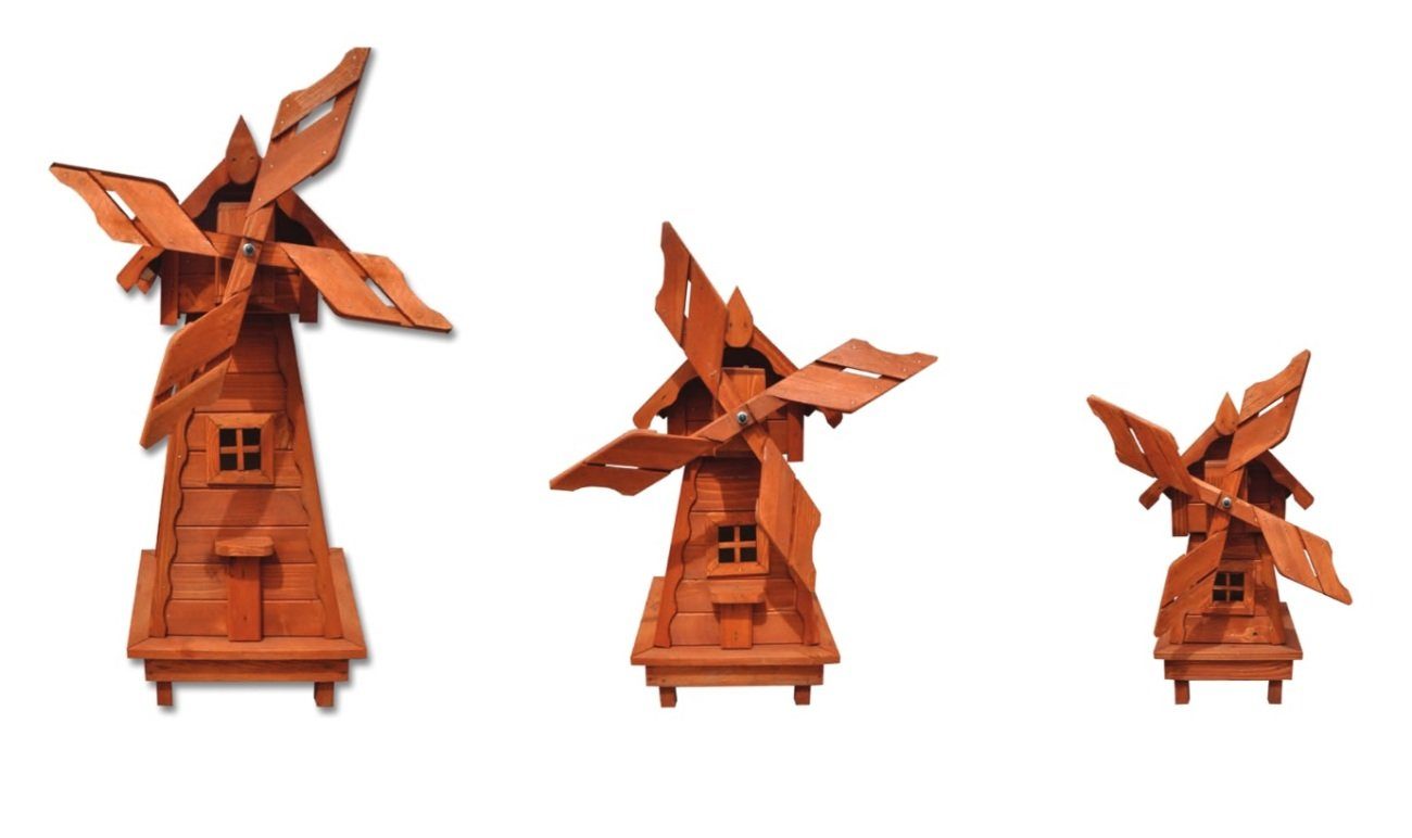 JVmoebel Gartenfigur, Dekoration Windmühle 73cm Mühle Windmühlenfiguren Deko Garten