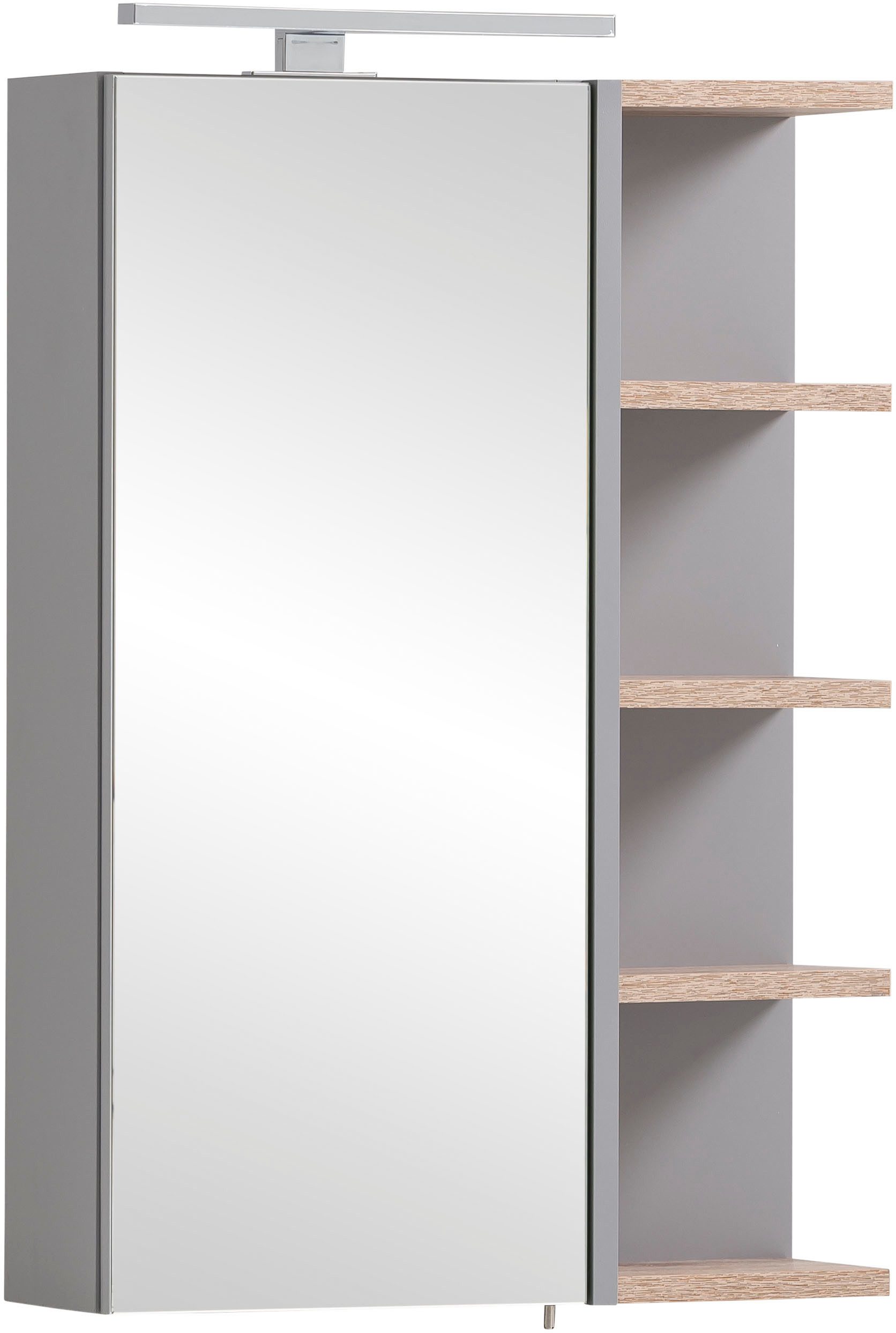 welltime Spiegelschrank Lugo, Spiegelschrank, Made in Germany, B: 49 cm Solide Verarbeitung - Dieses Produkt ist in Deutschland gefertigt