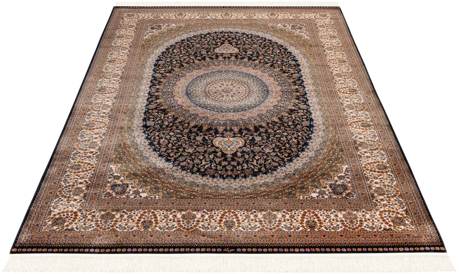 Obsession Teppich My Babylon of Obsession 303, rechteckig, Höhe: 8 mm, Kurzflor, Orient-Optik, mit Fransen, besonders hohe Knotendichte