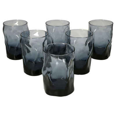 Bormioli Rocco Glas Trinkglas Sorgente 300ml Nebelblau 6er Set