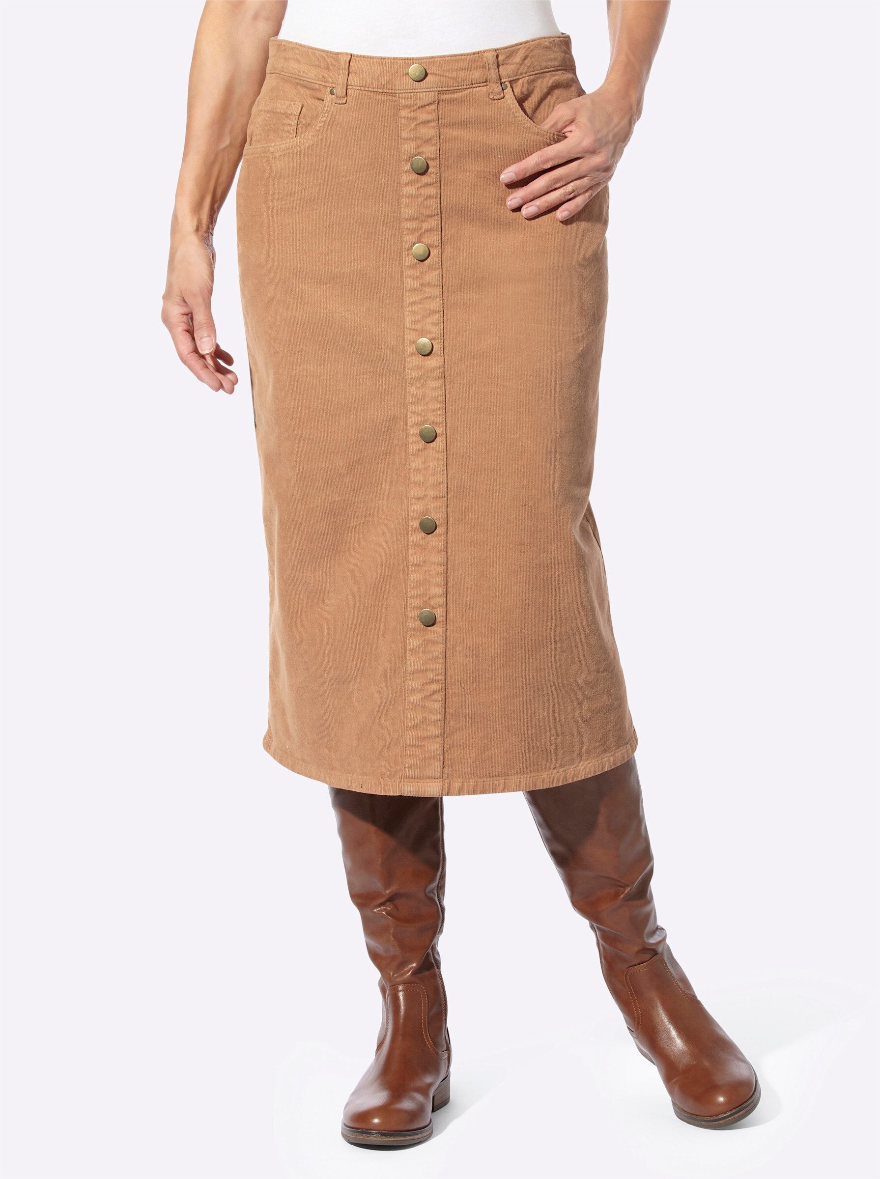 Witt A-Linien-Rock Cordrock . günstig online kaufen