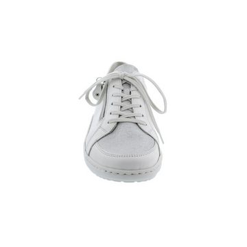 Waldläufer Hassi Halbschuh, Memphis Matura, weiss silber, Weite H 399015-201-663 Schnürschuh