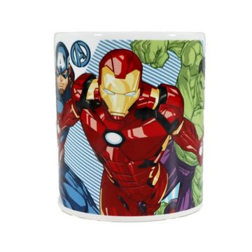 MARVEL Tasse Marvel Avengers Kaffeetasse Teetasse Geschenkidee 330 ml, Keramik