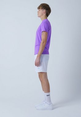 SPORTKIND Funktionsshirt Tennis T-Shirt Rundhals Herren & Jungen lila