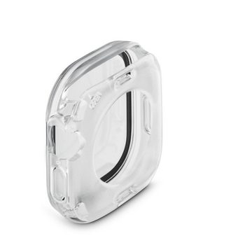 Hama Smartwatch-Hülle Schutzhülle für Apple Watch Ultra und Apple Watch Ultra 2, 49 mm, für den Sport und Alltag, Rundumschutz, transparent, elegant, robust