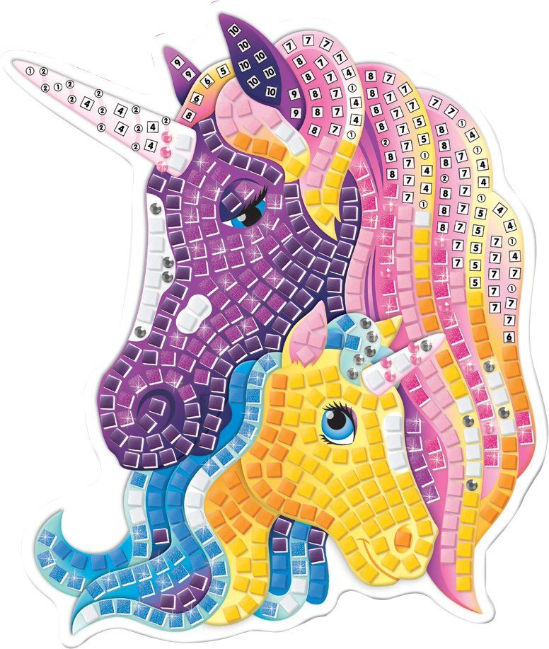 Sticky Mosaics Kreativset Einhörner