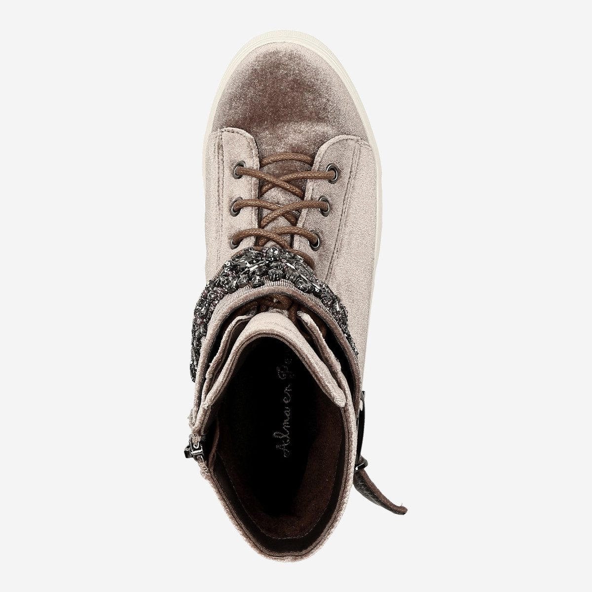 Alma en Pena Alma en Pena I18440, Sneaker, Taupe, Damen Sneaker