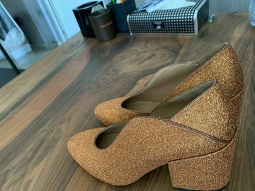 Dries Van Noten DRIES VAN NOTEN GLITTER PUMPS STILETTO ABSATZ SHOES HIGH-HEELS ABEND-S Pumps