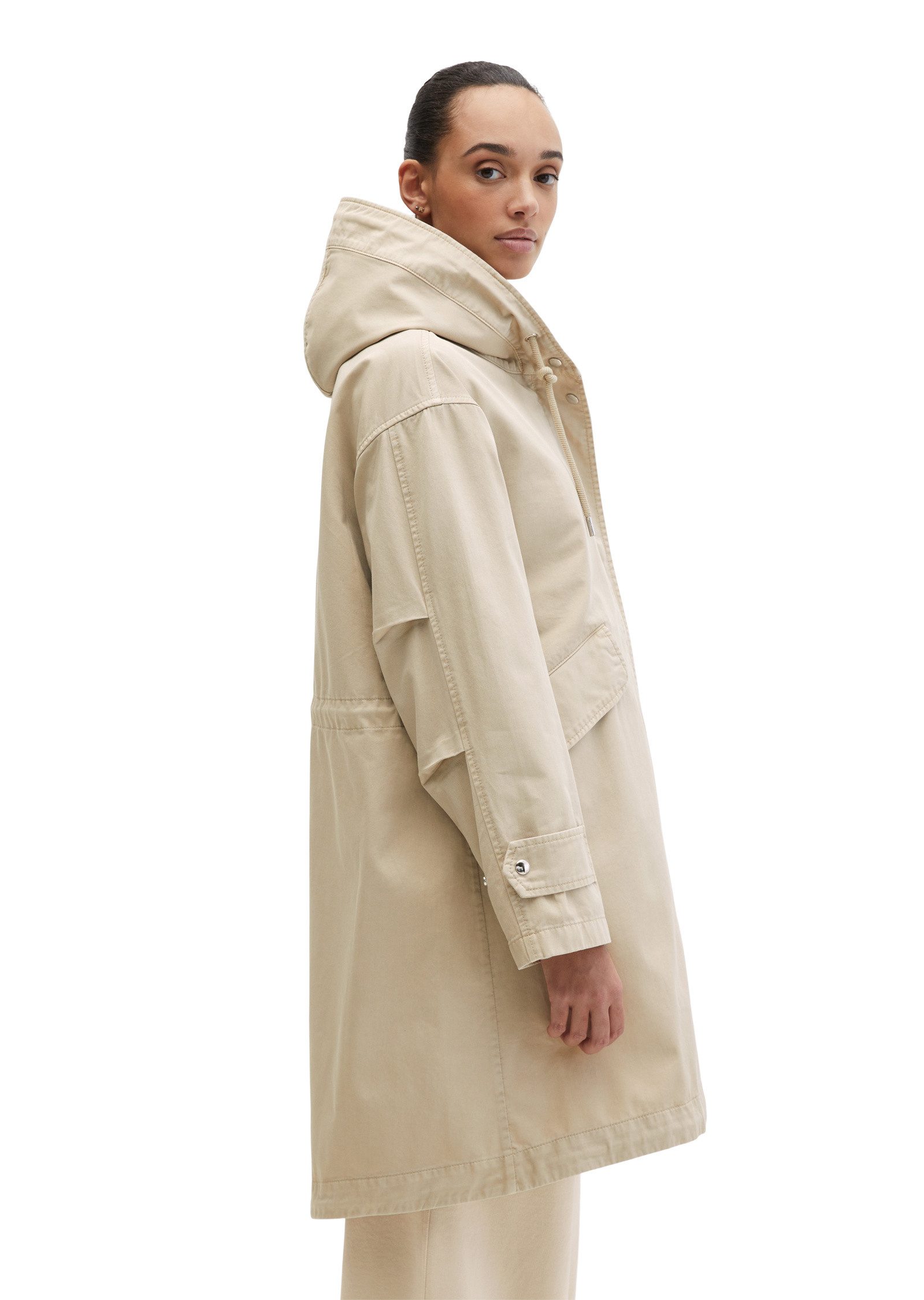 Marc O'Polo Kurzmantel aus Organic Cotton-Twill