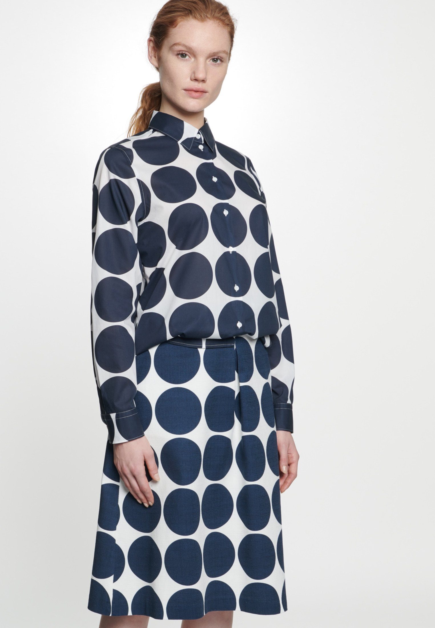 seidensticker A-Linien-Rock Schwarze Rose