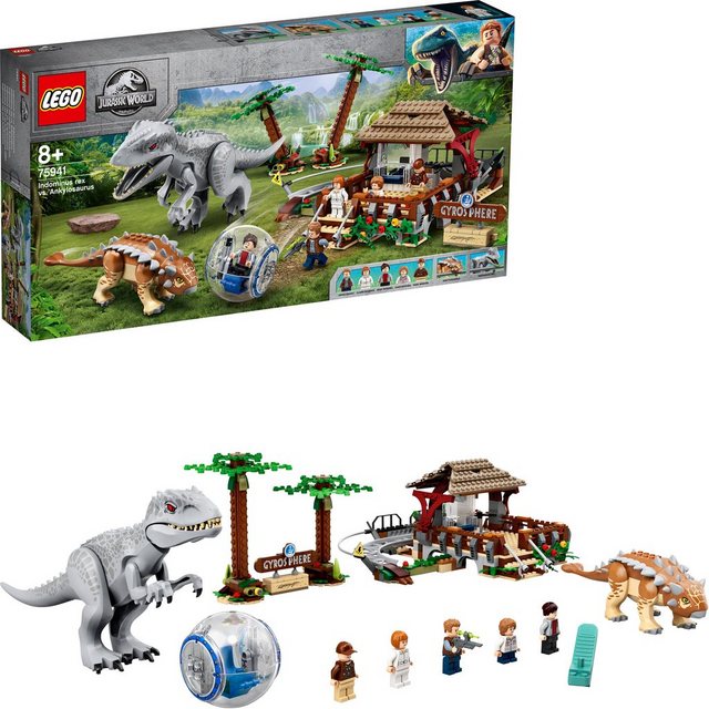 Image of LEGO® Konstruktionsspielsteine »Indominus Rex vs. Ankylosaurus (75941), LEGO® Jurassic World™«, (537 St)