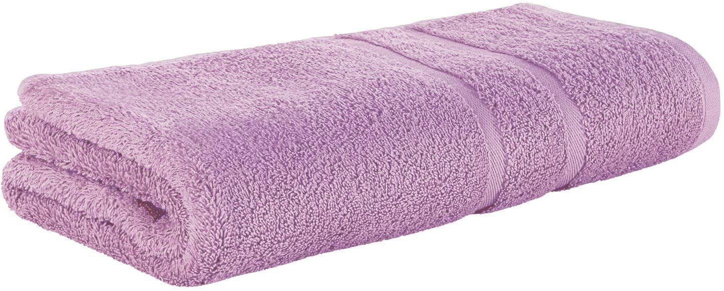 Gästehandtücher 500 Saunatücher Lila StickandShine Baumwolle in zur Badetücher Mauve Handtuch GSM Duschtücher 100% Handtücher Wahl