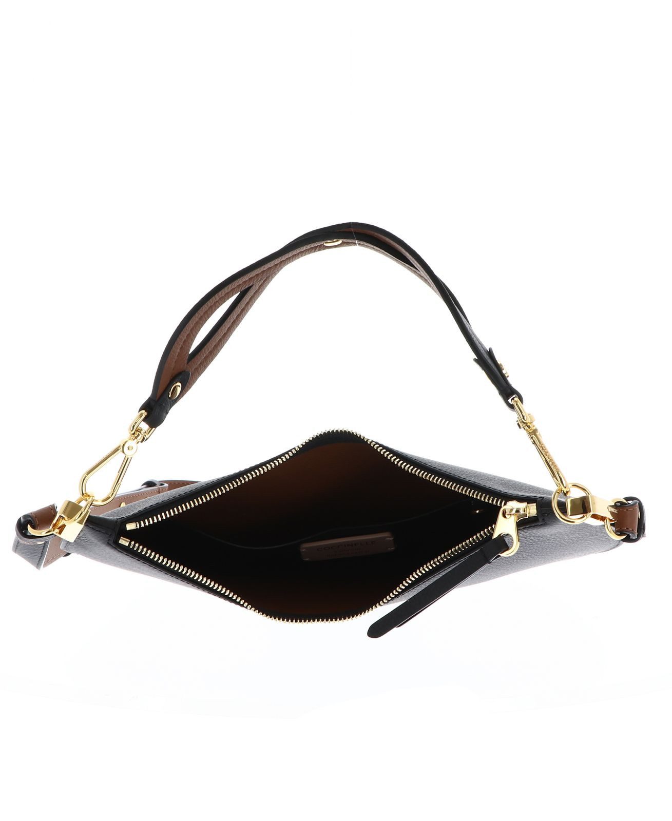 COCCINELLE Schultertasche Handbag Double Grainy Leather, aus echtem Rindsleder