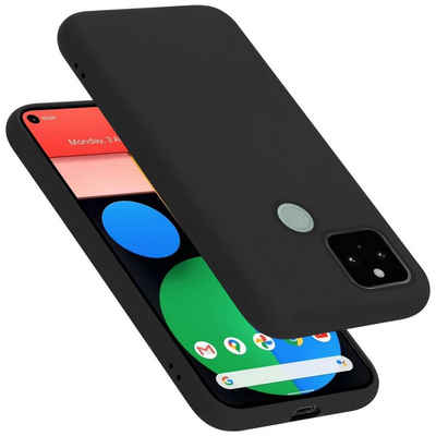 Cadorabo Handyhülle Google PIXEL 5 Google PIXEL 5, Flexible TPU Silikon Handy Schutzhülle - Hülle - Back Cover Bumper