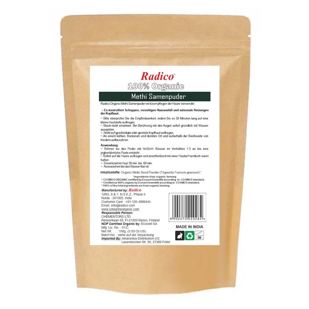 Radico Haarkur Haarpflege Samenpuder - Methi 100g