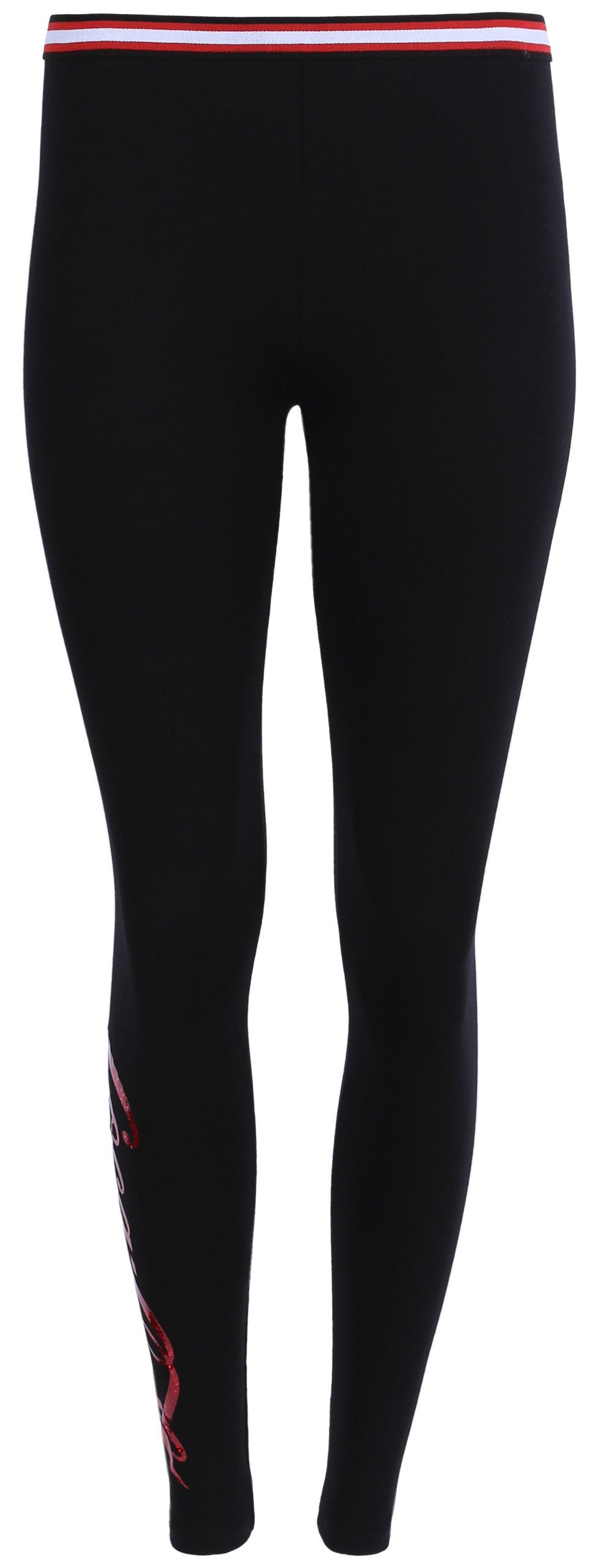 7/8-Leggings Schwarze Leggins Coca Cola 14-15 Jahre