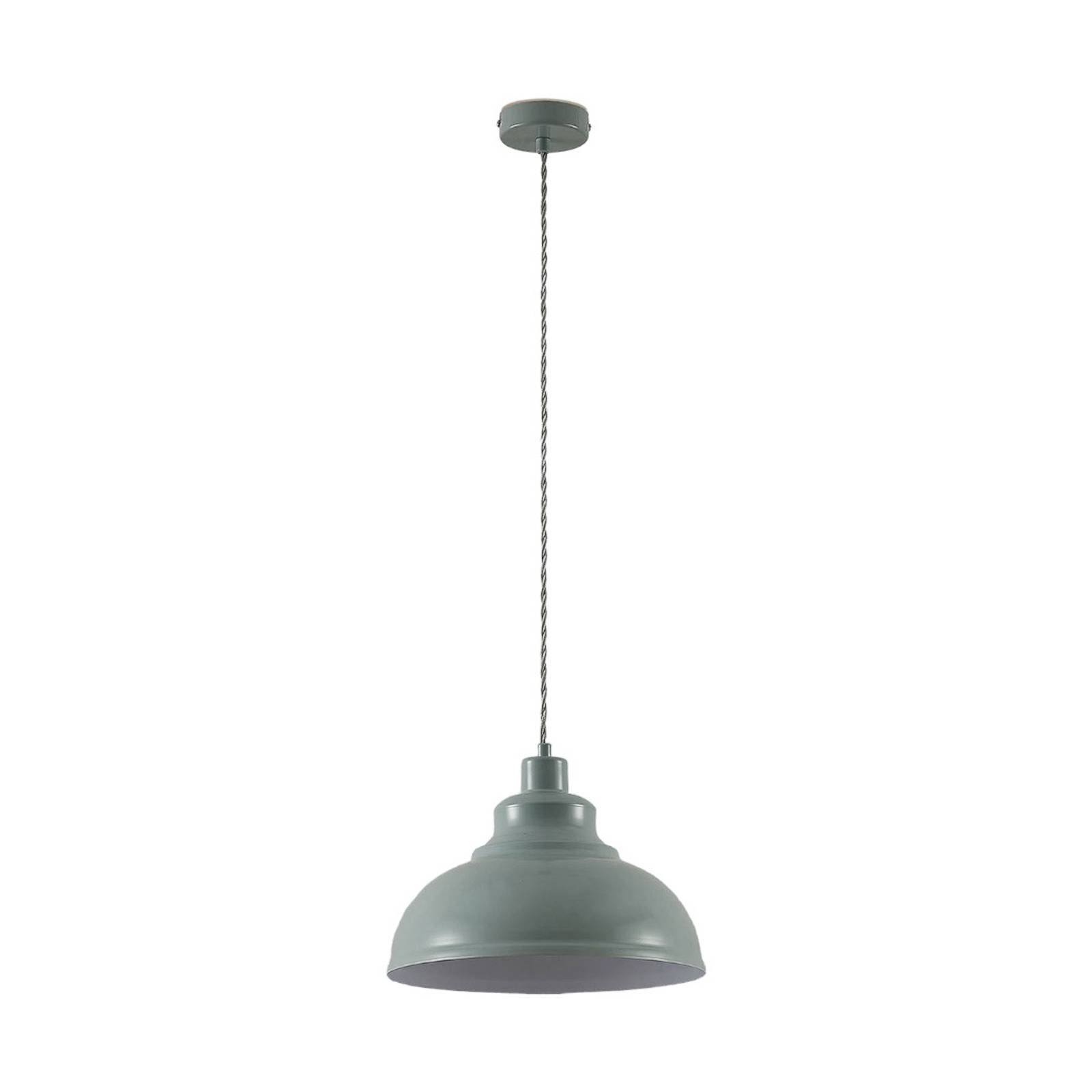 Lindby Hängeleuchte Albertine, Metall, Blau IP20, 1 x 60 W günstig online kaufen