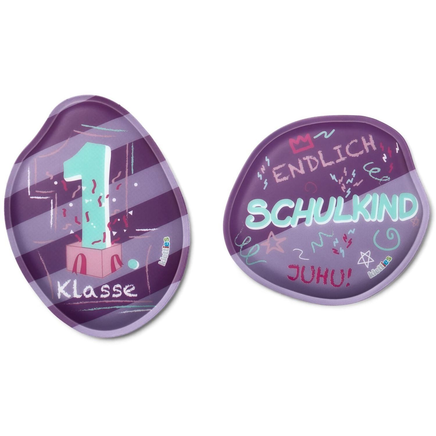 ergobag Schulranzen-Patch Kletties-Set, Polyester