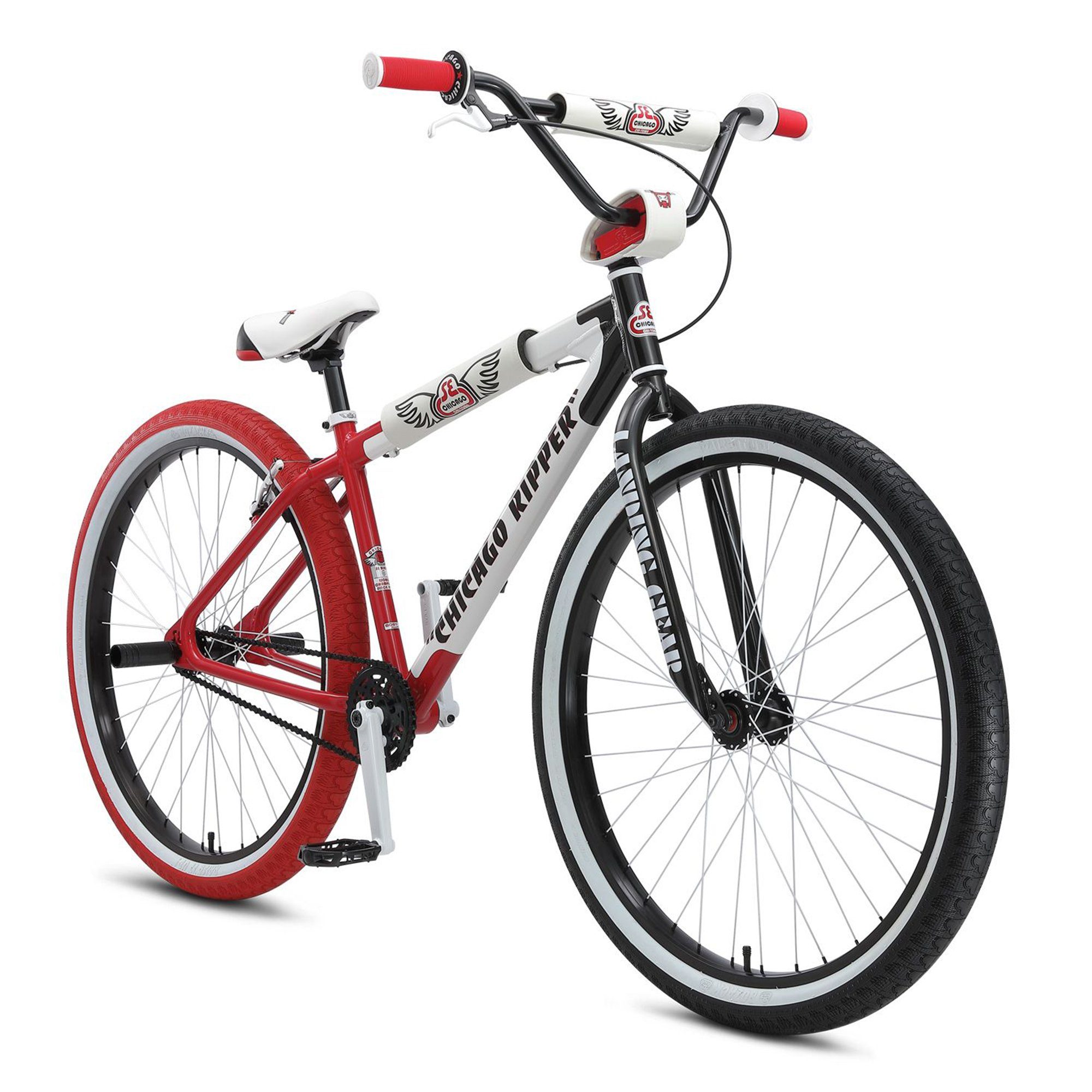 SE Bikes BMX-Rad Big Ripper Chicago 2021, 1 Gang, ohne Schaltung, Wheelie Bike 29 Zoll Fahrrad Erwachsene Jugendliche BMX Rad Stuntbike