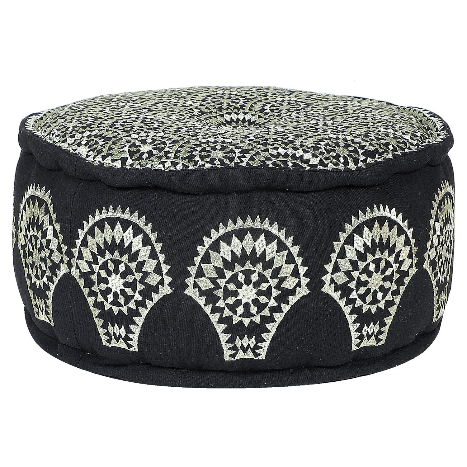 Marrakesch Orient & Mediterran Interior Pouf Marokkanischer Pouf Hocker Deko Amaya (1-St), Handarbeit