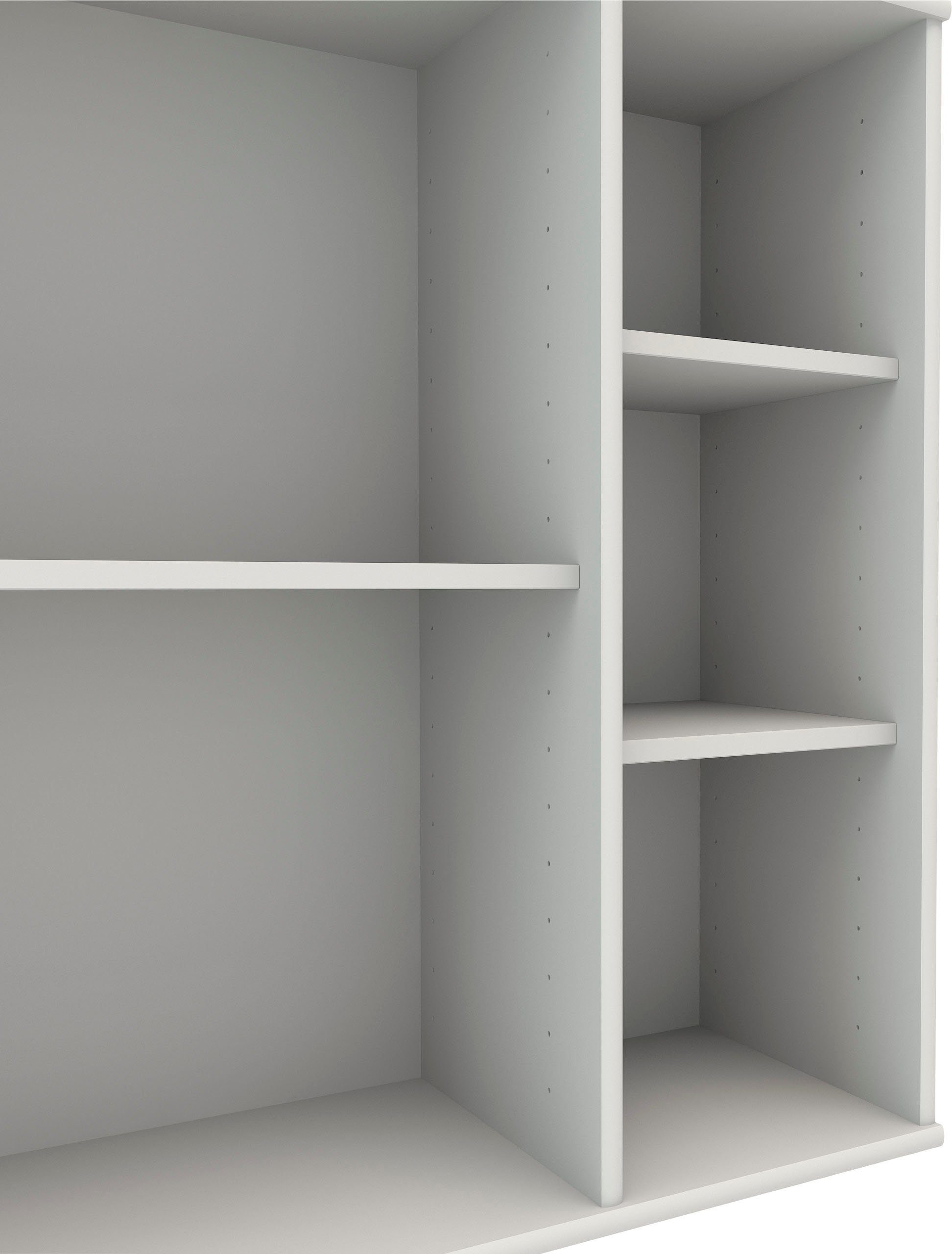 Hammel Furniture Bücherregal Mistral 1-tlg., 028, Weiss Weiss Kubus | T:27 anpassungsbar Hochwertig B:69 cm. Designmöbel Wandmontage/Freistehend, Hängeregal, Wandregal, cm