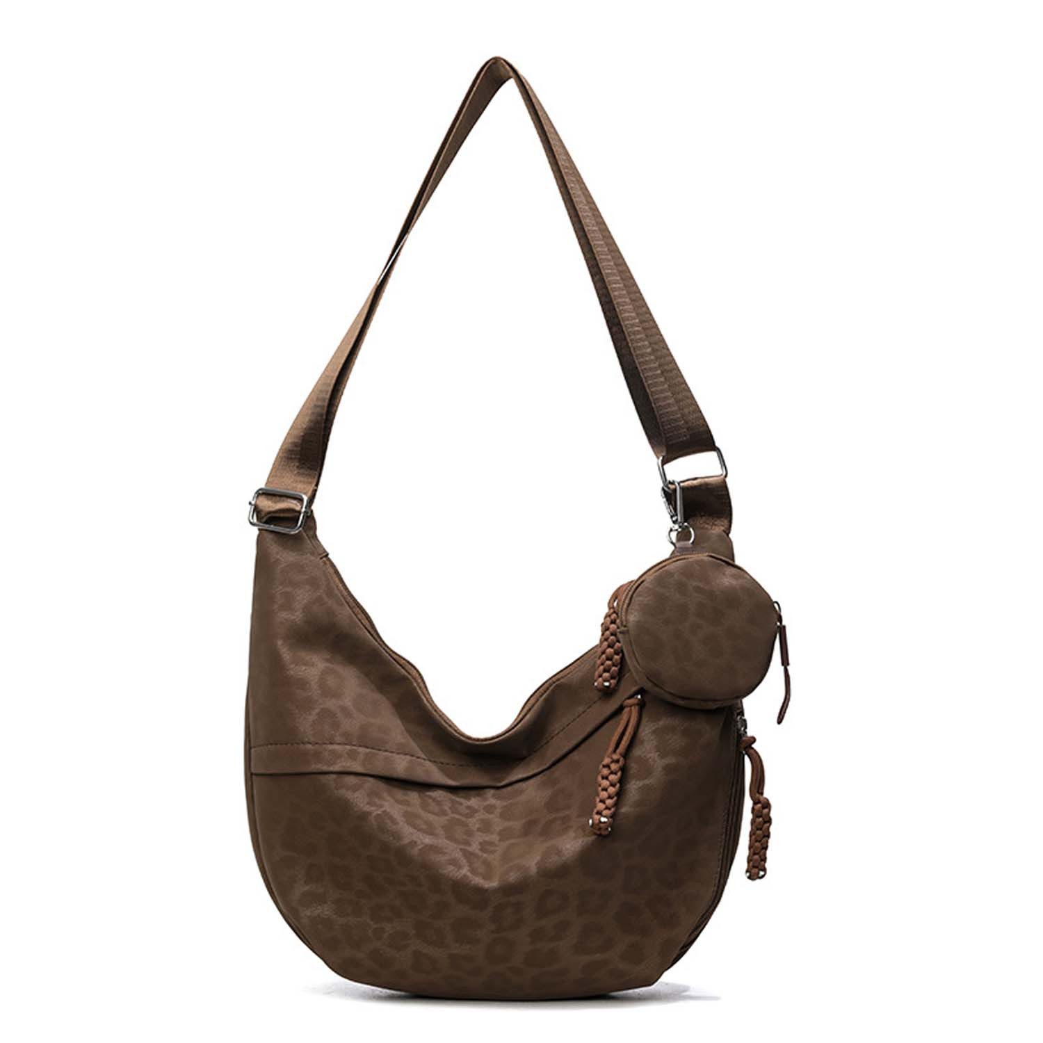 nsihing Bauchtasche Damenmode Trendy Leopardenmuster Handtasche Umhängetasche