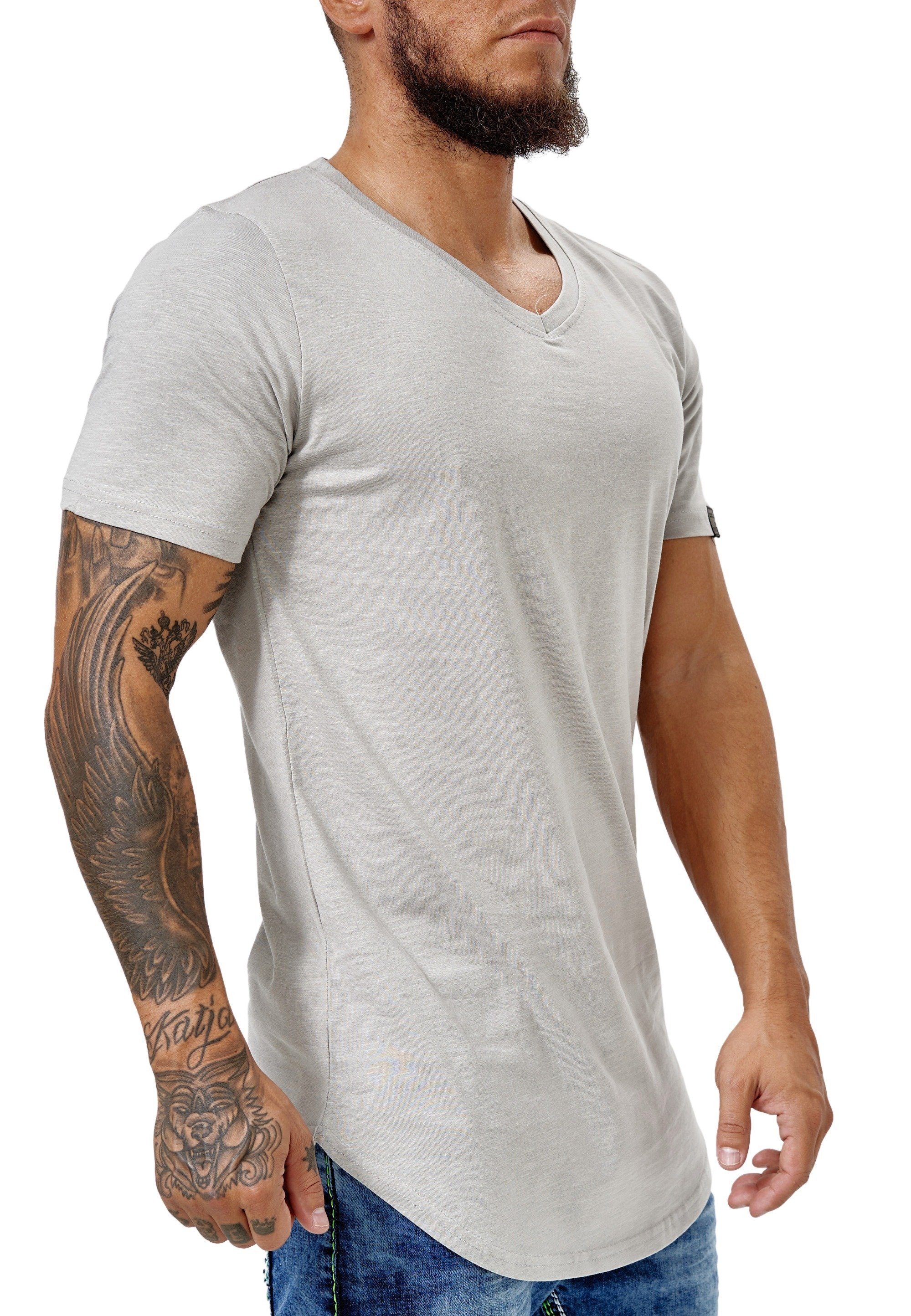 Code47 T-Shirt Code47 T-Shirt 3752 (1-tlg) Grau