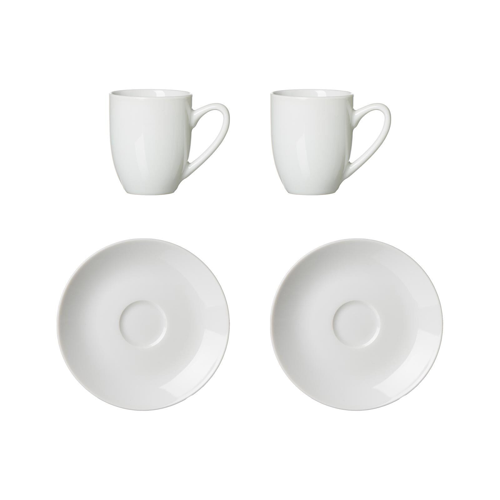 Porzellan Bianco Breker Ritzenhoff Set 4er (4-tlg), & Espressoset Kombiservice