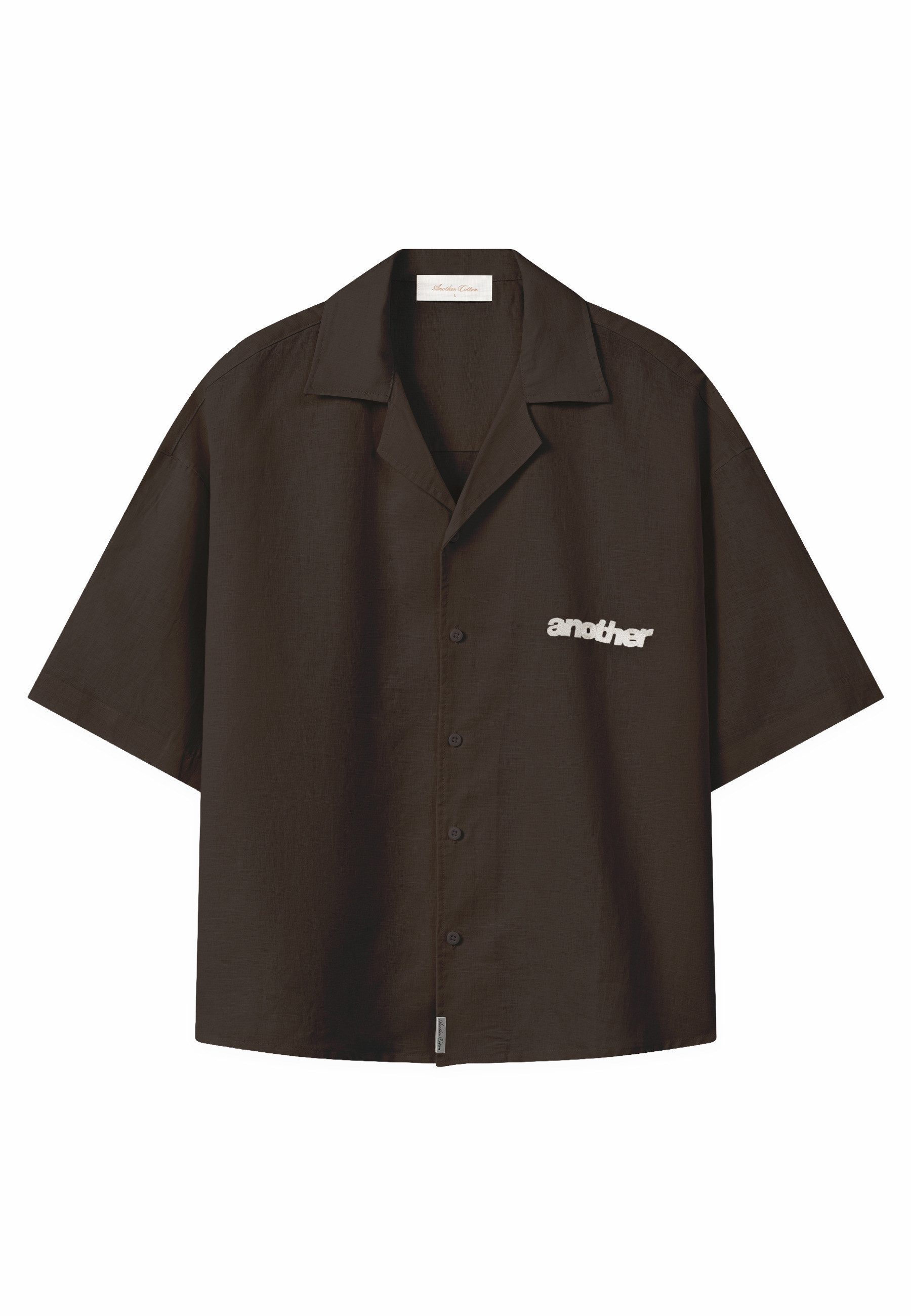 Another Cotton Lab Kurzarmshirt Another Cotton Lab Another Linen Short Sleeve Shirt (1-tlg)