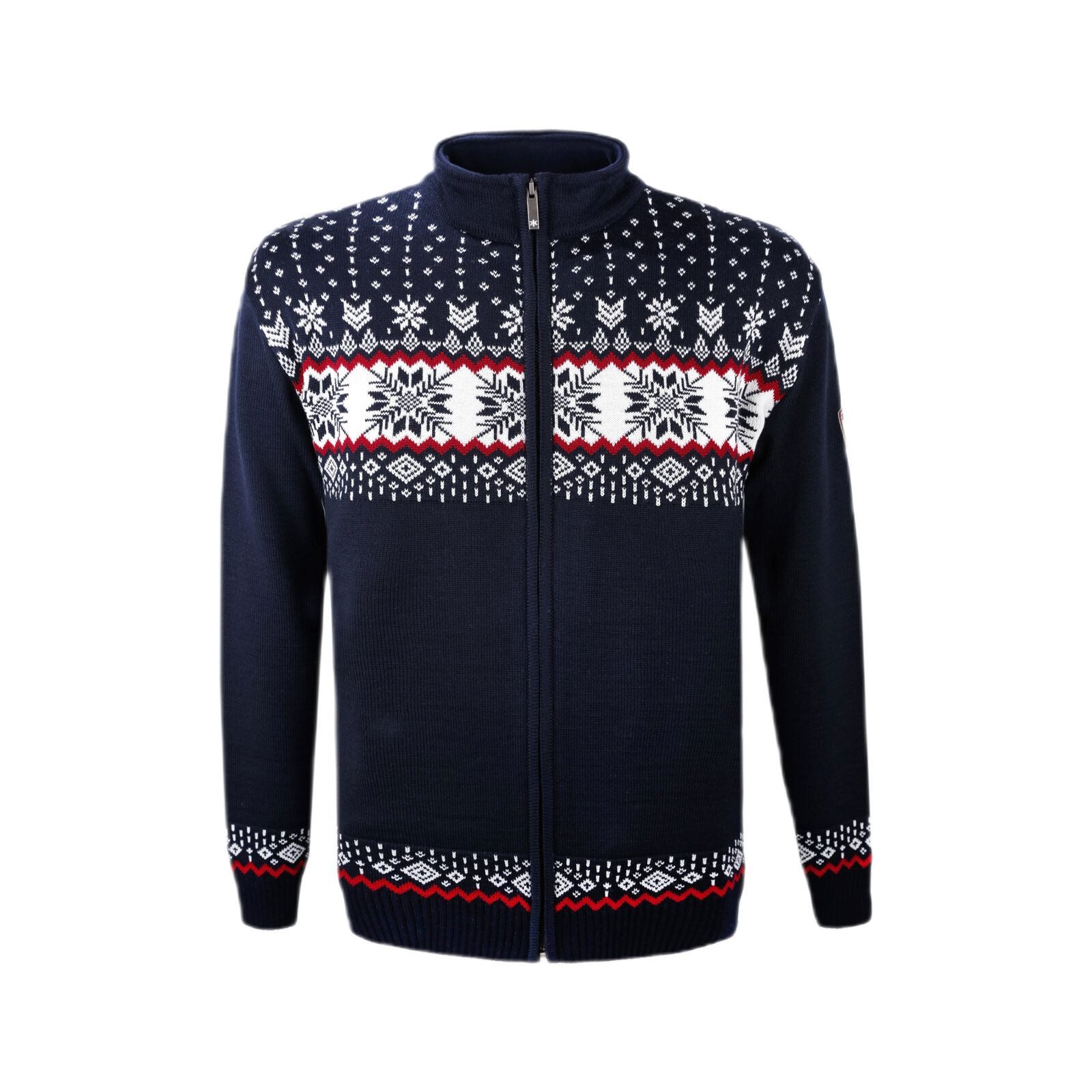 kama Sweater Pullover 3054 Full Zip aus Merinowolle (Strickmaterial, winddicht)