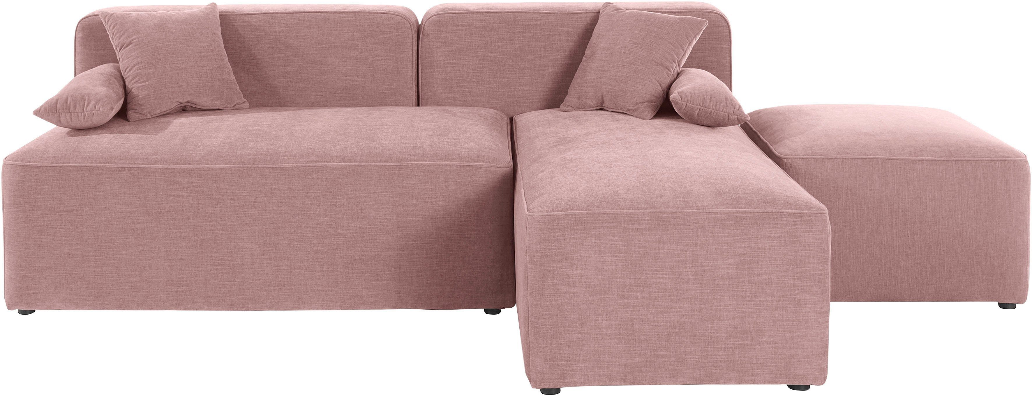 Home affaire Ecksofa Sundstrup L-Form, Modulserie, individuelle Zusammenstellung