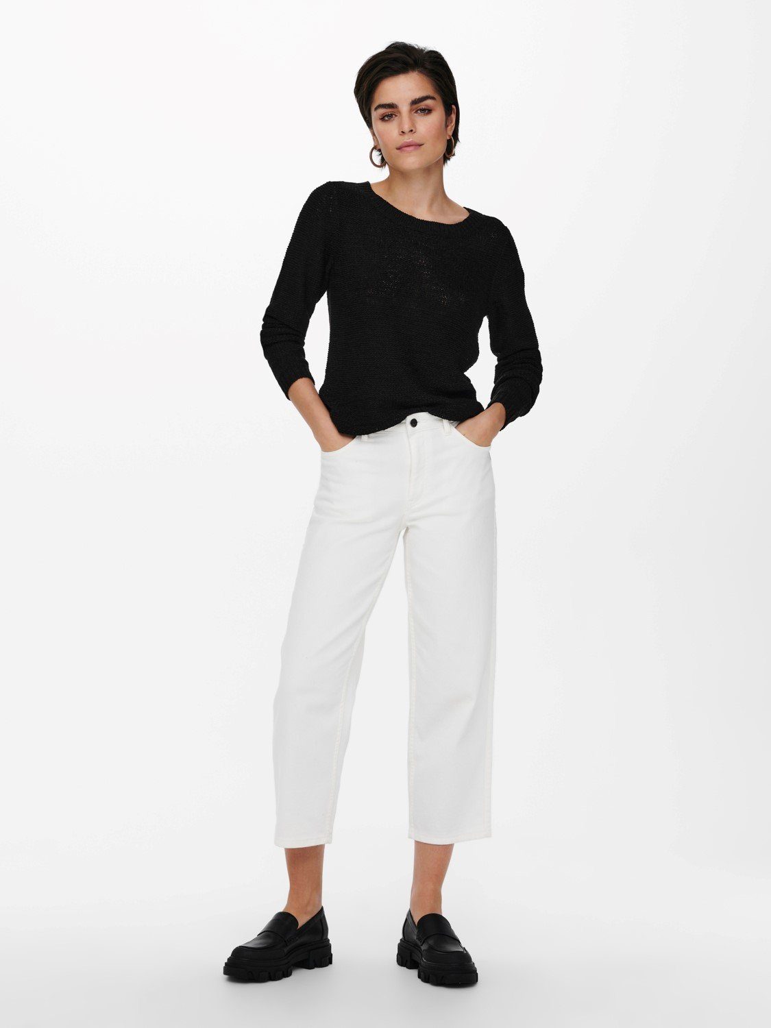 ONLY Strickpullover ONLGEENA XO L/S PULLOVER KNT NOOS günstig online kaufen