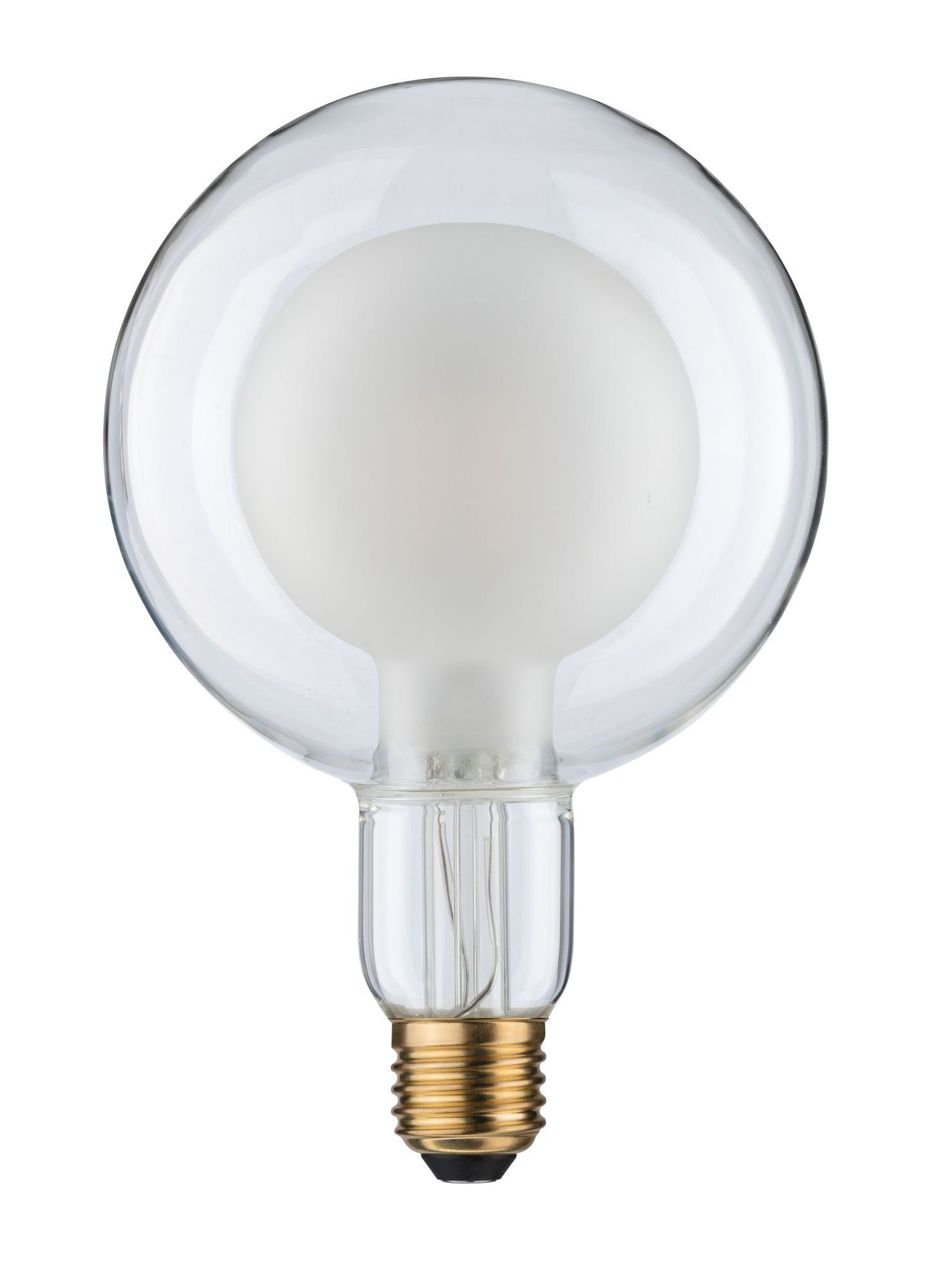 Paulmann LED-Leuchtmittel G125 Inner St., 400lm Warmweiß 4W Shape matt 1 230V, 2700K