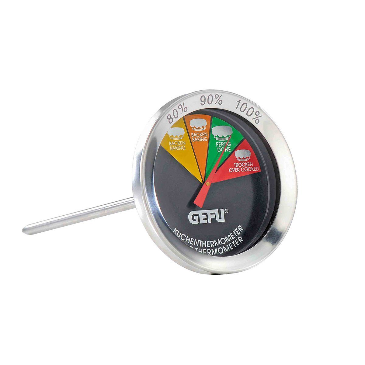 Kochthermometer Kuchen Brot Thermometer MESSIMO Grill Küche Edelst
