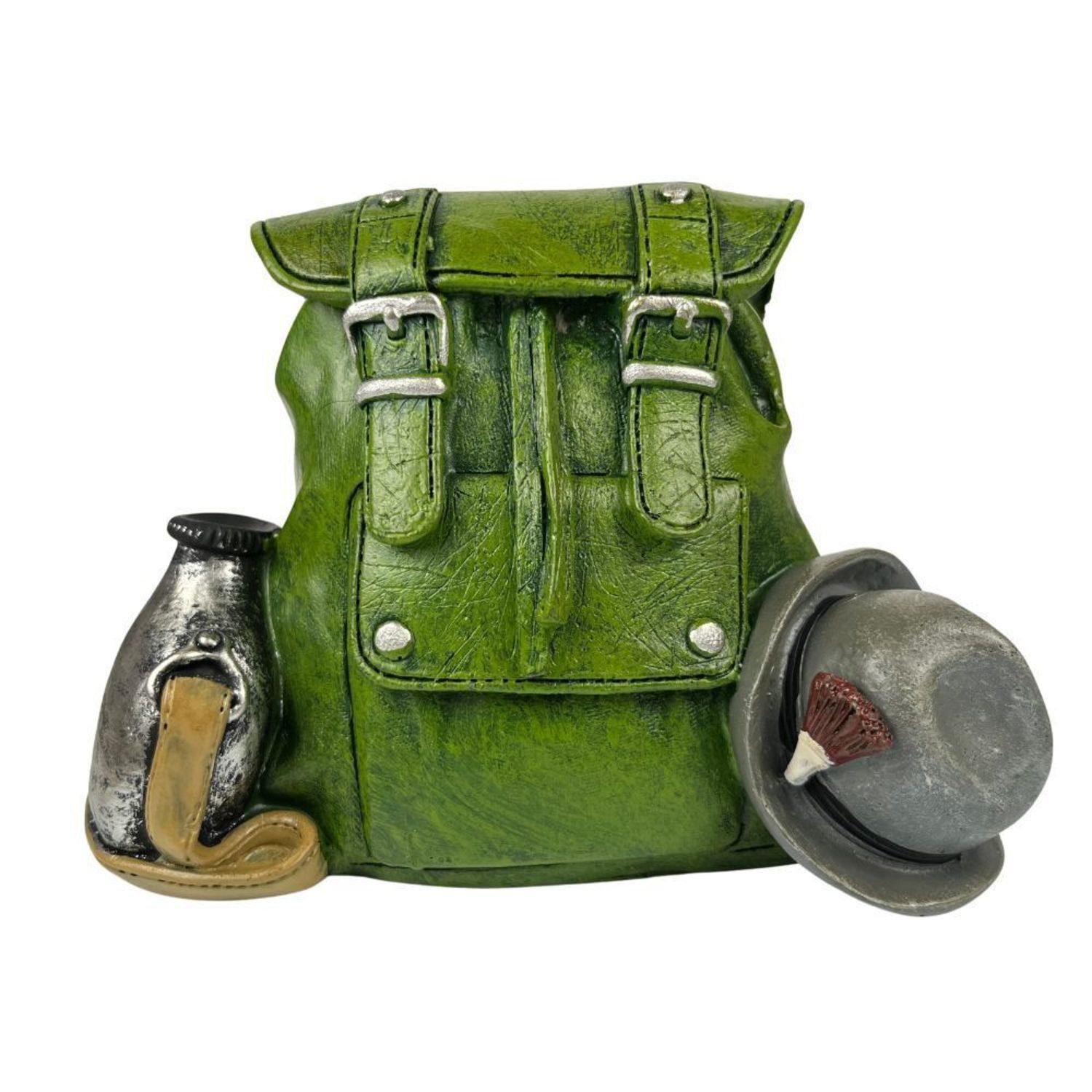 Udo Schmidt Bremen...das Original Spardose Wanderrucksack Spardose mit Seppelhut und Trinkflasche