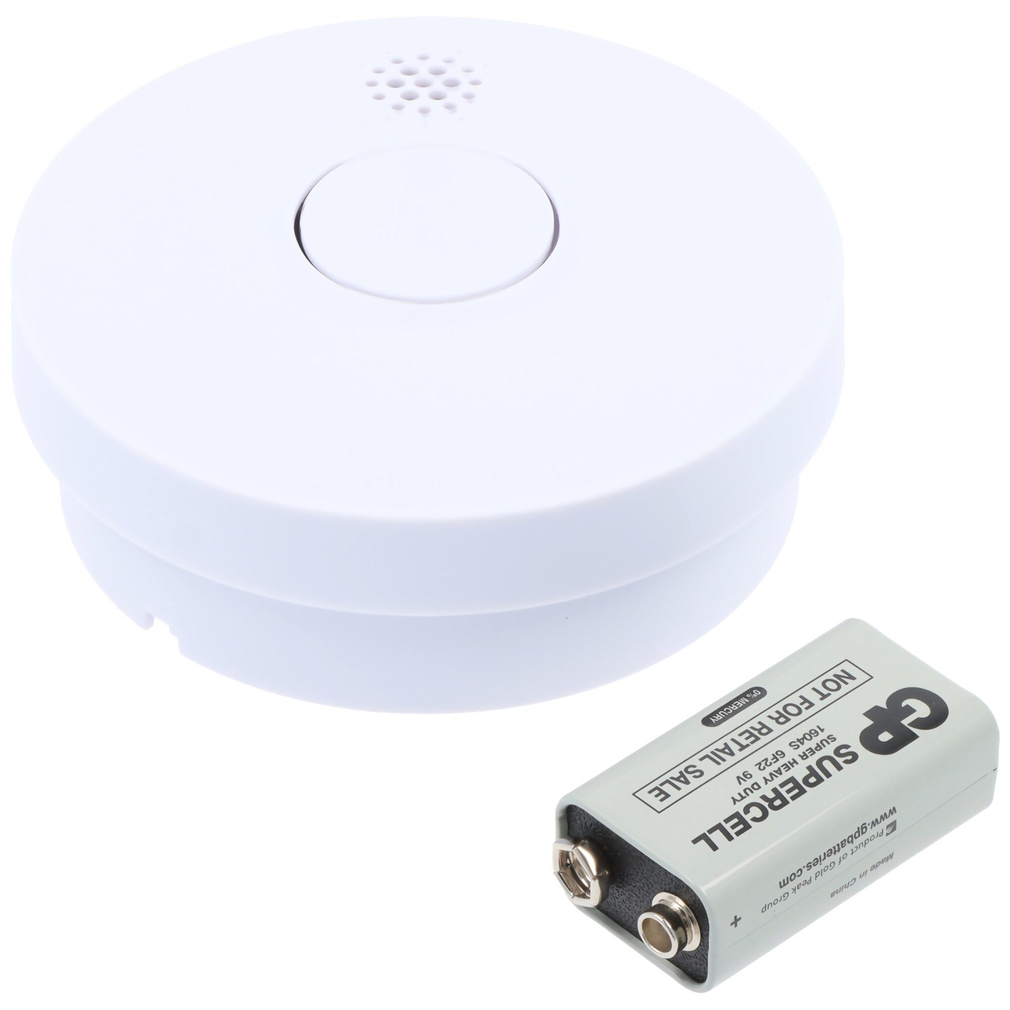 AccuCell Fotoelektronischer Rauchmelder, Rauchentwicklung löst Alarm aus, Alar Rauchmelder