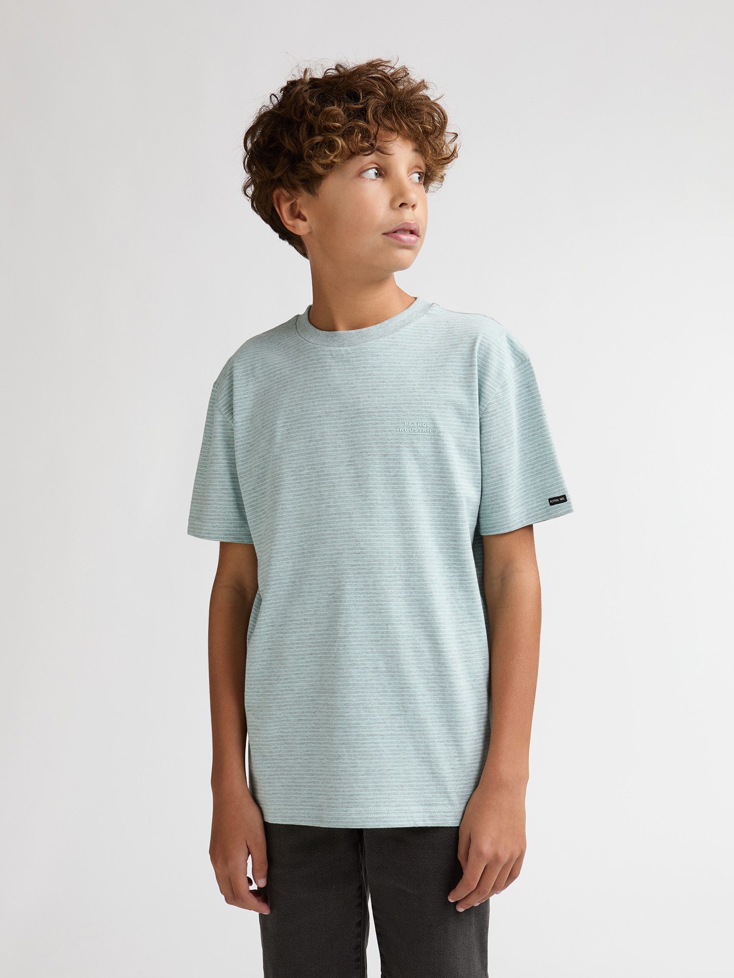 Petrol Industries T-Shirt Tequila mit Gestreiftes Muster