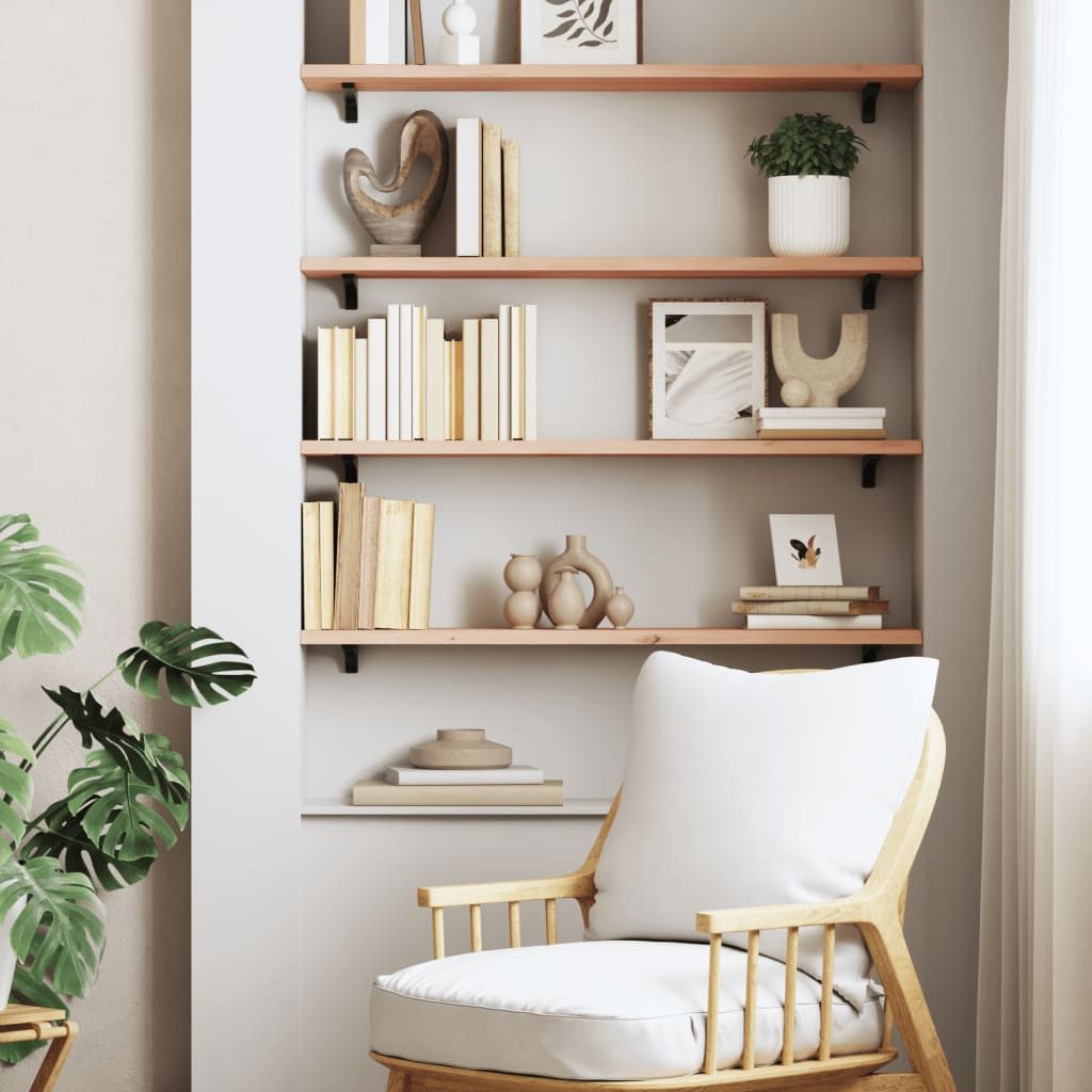 vidaXL Regal Wandregal 80x20x2 cm Massivholz günstig online kaufen