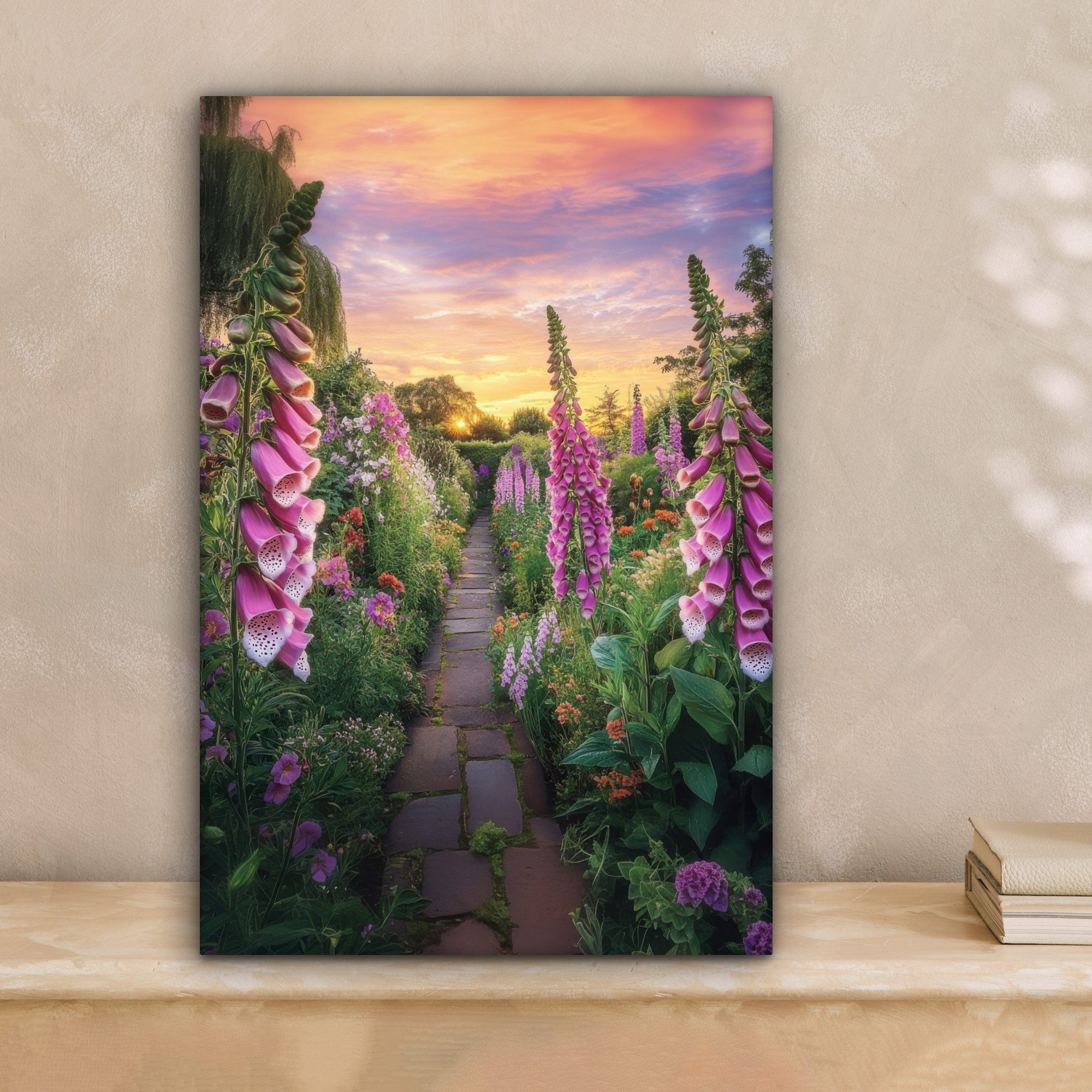 OneMillionCanvasses® Leinwandbild Fingerhut - Blumen - günstig online kaufen