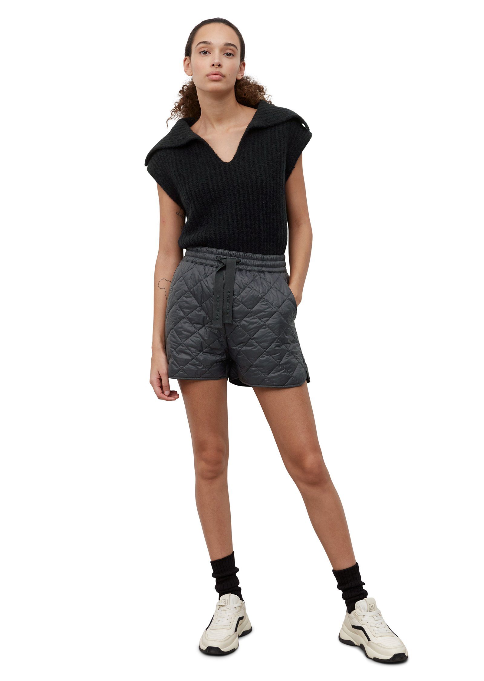 Damen Hosen Marc O'Polo Shorts aus recycelter Nylon-Qualität