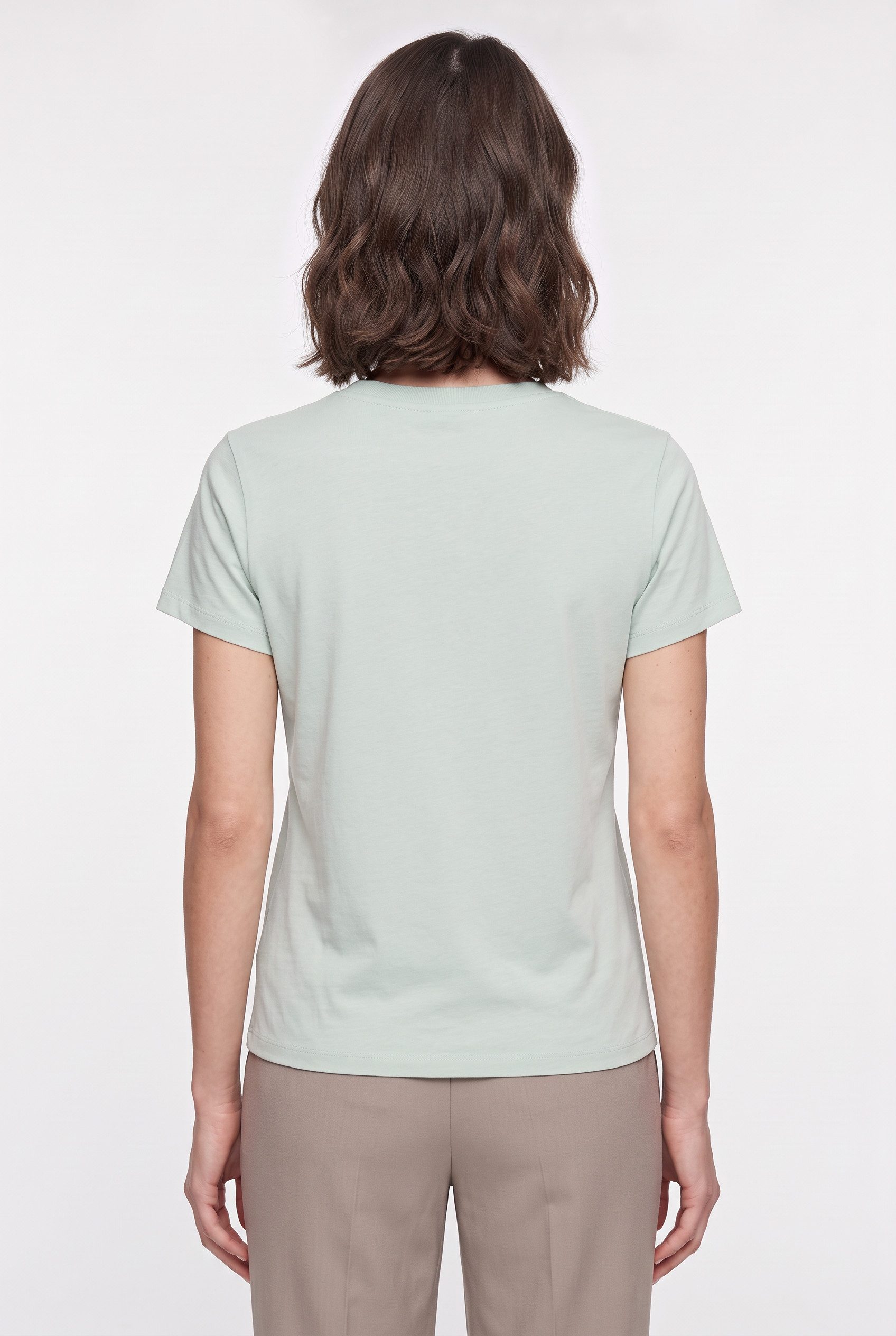 HUGO T-Shirt Damatee mit Logoschriftzug, reine Baumwolle – Bild 2 von 5