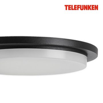 Telefunken LED Außen-Wandleuchte 312505TF, LED fest verbaut, Neutralweiß, Außenleuchte IP44 Bewegungssensor 1200lm 4000K 10W