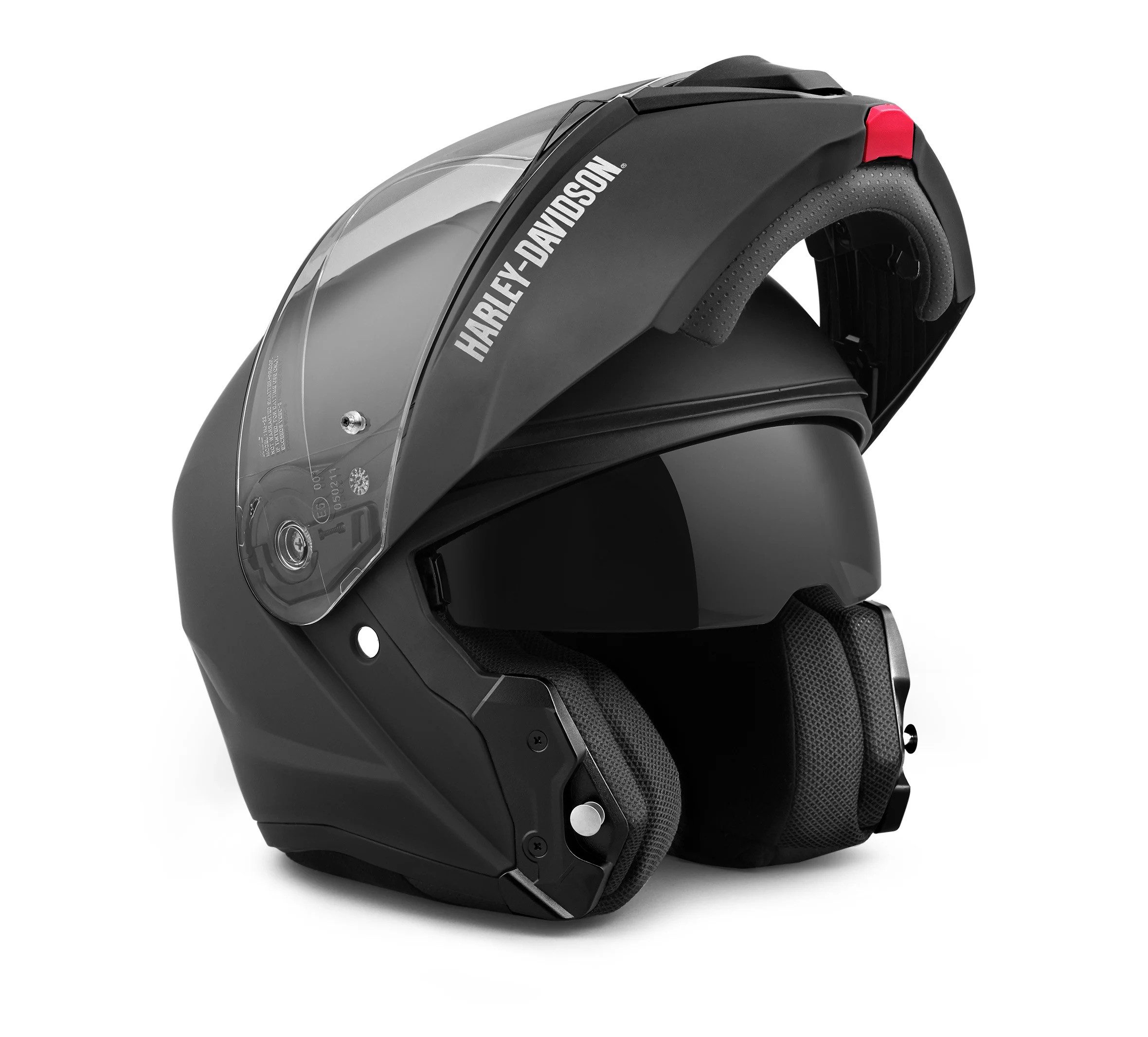 HARLEY-DAVIDSON Motorradhelm Modular-Helm Capstone H31 Biker Schutzhelm mit Anti-Beschlag-Scheibe, Lautsprechertaschen für Bluetooth-Kommunikation.